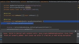 failed to decrypt safe contents entry javaxcryptoBadPaddingException [upl. by Syhr299]