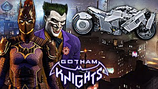 Gotham Knights  NO Joker FIRST LOOK at BATMAN New Batcycle Skin and Harley Quinn TEASED [upl. by Georgine]