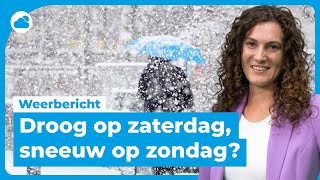 Weekend weerbericht gaat het weer sneeuwen ☃️ [upl. by Ynotna]