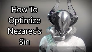 Destiny 2  How To Optimize Nezarecs Sin  The Bad Juju Helmet [upl. by Reklaw]