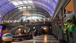 HD Stockholm City tour From Arlanda Airport to Stockholm Central Station by train [upl. by Weston]