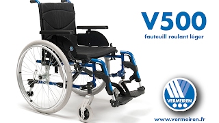 Vermeiren V500 • Fauteuil roulant manuel léger [upl. by Ardelia]