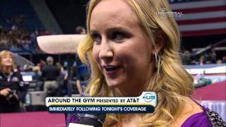 Nastia Liukin Interview  2010 Visa Championships  Women  Day 1 [upl. by Gustaf]