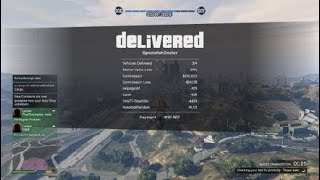 selling 4 Mid Range Vehicle Cargo cars in a Public Lobby in Grand Theft Auto 5 Online 30 SecuroServ [upl. by Lundell216]