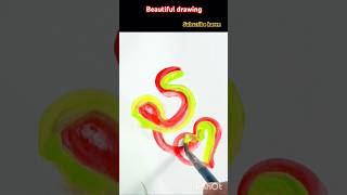 Stylish writing letter  S 💥 letter art drawing [upl. by Amees]