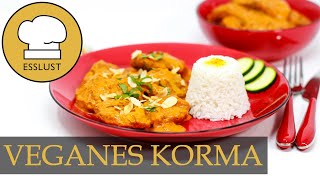 SOJA KORMA  der indische Klassiker mal vegan [upl. by Monteria]