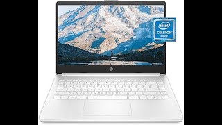 Amazon com HP 14 Laptop Intel Celeron N4020 4 GB R [upl. by Stutzman]