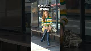 Sit posture in short skirt  personalitydevelopment personality [upl. by Ytsanyd]