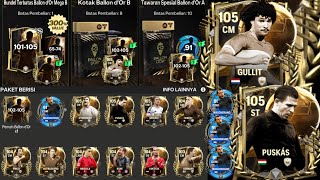 GACHA EVENT BALON DOR SEMOGA DAPET OVR 105  EA Sports FC Mobile [upl. by Umeh]