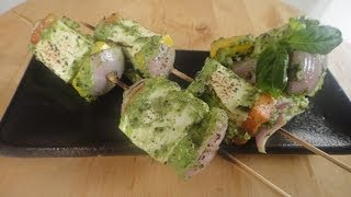 Pesto Paneer Tikka  Sanjeev Kapoor Khazana [upl. by Beacham]