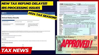 2024 IRS TAX REFUND UPDATE  New Refunds Approved Transcript Updates ID Verification IRS Notices [upl. by Werna]