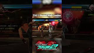 Tekken Tag 2 Busted Wall Combos shorts fightinggames tekken [upl. by Yelahc]