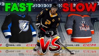 The TRUTH About FAST and SLOW Jerseys in NHL 25 [upl. by Argent]