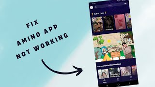 How to Fix amino app is not working  amino app shutting down [upl. by Cordeelia]