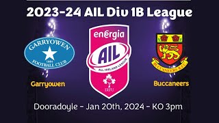 Buccs Vs Garryowen  Jan 2024 [upl. by Atsirk]