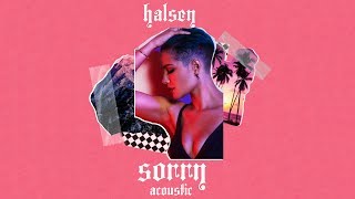 Halsey  Sorry Acoustic [upl. by Anij717]