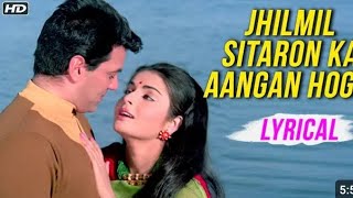 Jhilmil sitaron ka aangan hoga4ksong video puranegane [upl. by Akimaj844]