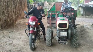 power tiller trolley 4wd new tractor।পাওয়ার টিলার [upl. by Angelle]