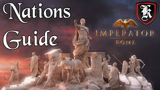 Imperator Rome Nations Guide  What Nation Should I Play As [upl. by Uaeb]