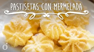 Pastisetas con mermelada  Suaves galletas con pocos ingredientes [upl. by Aduh]