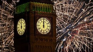 London Fireworks 2014  New Years Eve Fireworks  BBC One [upl. by Burchett]