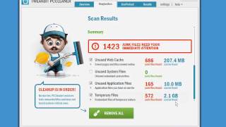 TweakBit PCCleaner video tutorial [upl. by Puduns]