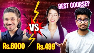 Apna College Web Development Vs Angela Yu Web Development Course Comparison [upl. by Kerr]