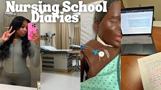 NURSING SCHOOL VLOG  first week 🩺 grwm long lectures studying habits social life new skills [upl. by Nnyleuqcaj]