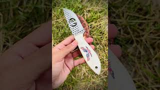 Amazing 😻 knife with beautiful leather sheath ❤️Handmade knife and sheath ❤️🔪shorts viralvideo [upl. by Nevuer]