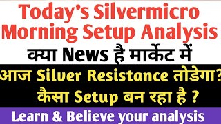 Silvermic Todays setupCommodity tradingSupport ResistanceSilverआज ke चांदी Trade15Dec23🎯 [upl. by Electra866]