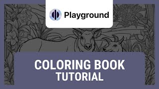 Coloring Book with Playground AI [upl. by Gelasius445]