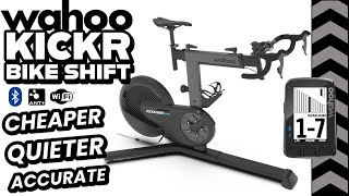 Wahoo KICKR BIKE SHIFT Smart Bike Review  Cheaper Quieter Accurate [upl. by Yornoc]