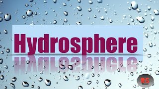 Hydrosphere 2nd component of environment environment environmental science [upl. by Luelle]