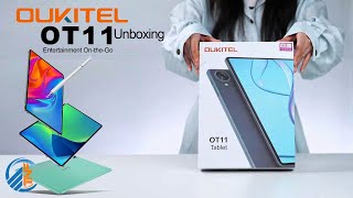 New Phones 2024 — OUKITEL  OT11 Unboxing 11Inch Crystal Clear Display [upl. by Ydnac669]