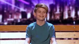 Merrick Hanna Emotional Dancer Gets Seals Golden Buzzer Americas Got Talent Judge cuts 2017 [upl. by Cost]