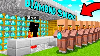 I Opened a Diamond Shop for Villagers in Minecraft [upl. by Brent]