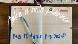 2025 Planner Thoughts Will I Buy the Take a Note Planner Again [upl. by Eidassac731]