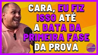 Muitos Concurseiros Vão Achar Loucura mas Ele Estudou Para Concurso Assim [upl. by Edgell]