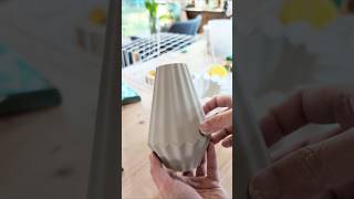 Making a Ceramic Vase from a 3D print ceramics slipcasting 3dprinting handmade pottery [upl. by Irrab446]