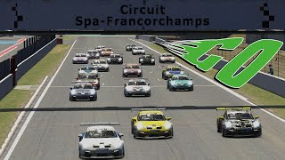 Circuit De Spa Porsche Race 12 Laps [upl. by Dadirac]