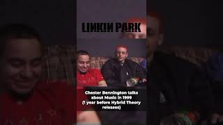 Chester Bennington practicing and talking about music metal music linkinpark [upl. by Noirret348]