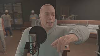 Dr Dre recording quotETAquot Studio Session GTA Online The Contract 4K HDR [upl. by Eissehc]