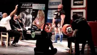 Bullfarm Powerlifting Championships 2010 Benedikt Magnusson Raw Deadlift 4425kg [upl. by Tdnaltroc]