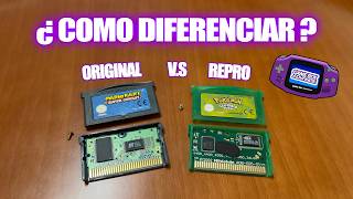 CÓMO DIFERENCIAR CARTUCHOS REPRO de Gameboy Advance [upl. by Geller]