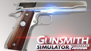 Colt 1911 Restore Slide From CNC Machine  Gunsmith Simulator [upl. by Seely]