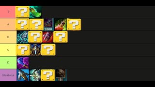 SEASON 14 BRUISER ITEM TIER LIST [upl. by Nabla]