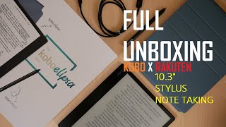 Kobo Rakuten Elipsa 103quot enote Unboxing [upl. by Anon]