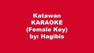 Hagibis Katawan Karaoke Female Key [upl. by Lambart]