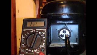 How to test a fridge compressor using a multimeter [upl. by Anwad]