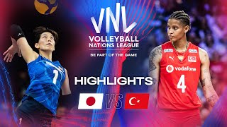 🇯🇵 JPN vs 🇹🇷 TUR  Highlights  Week 1  Womens VNL 2024 [upl. by Refotsirhc594]